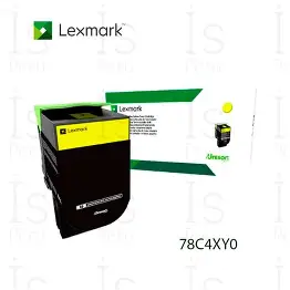TONER 78C4XY0 YELLOW 5K PGS EXTRA HIGH YIELD LEXMARK
