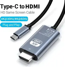 CABLE TYPE C (M) TO HDMI (M) 6FT V7