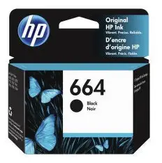 INK 664 BLACK 120 PAGES HP