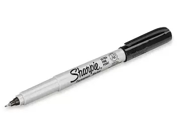 MARKER BLACK FINE PERMANENTSHARPIE