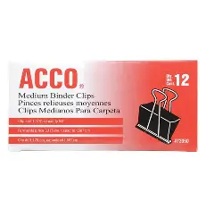 MEDIUM BIND PAPER CLIP BINDERSACCO