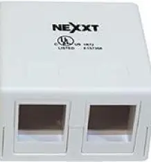 MOUNT UNLOADED SURFACEMOUNTED BOX 2 PORT WH - NEXXT