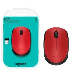 MOUSE M170 RED WIRELESSLOGITECH
