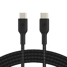 [22037] CHARGING CABLE BLACK USB C TO USB C 1M