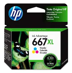 [3369] INK 667XL 330 PGS TRI COLOR HP