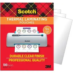 [573] LAMINATING POUCH LETTER SIZE 5MIL SCOTCH